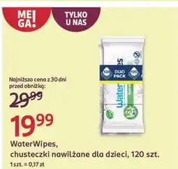 Rossmann Chusteczki nawilżane czystą wodą Waterwipes oferta