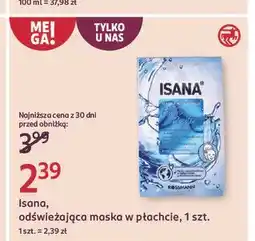 Rossmann Maska w płachcie hydro booster Isana oferta