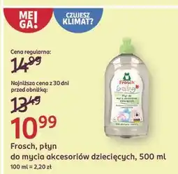 Rossmann Płyn do mycia akcesoriów dziecięcych Frosch Baby oferta