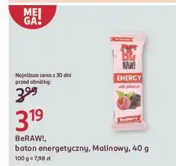 Rossmann Baton energy raspberry Be Raw! oferta