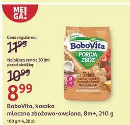Rossmann Kaszka mleczna 7 zbóż truskawka-banan Bobovita Porcja Zbóż oferta