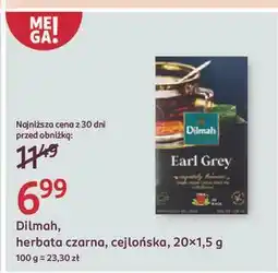 Rossmann Herbata Dilmah Earl Grey oferta