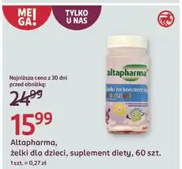 Rossmann Żelki dla dzieci Altapharma oferta