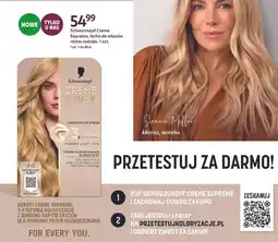 Rossmann Farba do włosów 9-0 Schwarzkopf Creme Supreme oferta