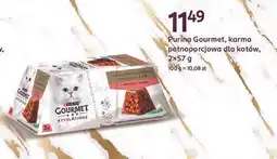 Rossmann Karma dla kota mus z łososiem Purina Gourmet Revelations oferta