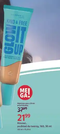 Rossmann Podkład do twarzy 160 vanilla Rimmel Kind & Free oferta