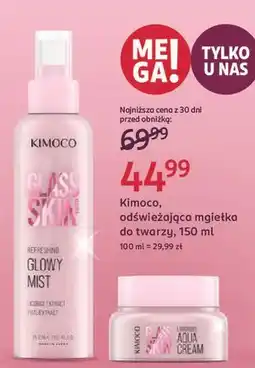 Rossmann Mgiełka do twarzy z wodą ryżową i ekstraktem yuzu Kimoco Glass Skin oferta