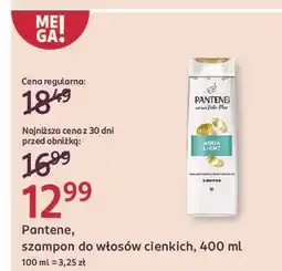 Rossmann Szampon do włosów lekkie i mocne Pantene Pro-V Aqua Light oferta