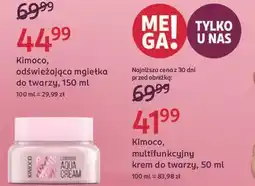 Rossmann Krem do twarzy na dzień i noc z kwasem hialuronowym biofermentem Kimoco Glass Skin oferta