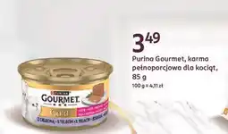 Rossmann Karma dla kota z cielęciną Purina Gourmet Gold oferta