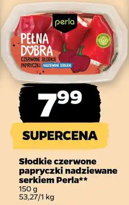 Netto Słodkie czerwone papryczki nadziewane serkiem Perla oferta