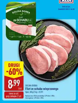 ALDI Dolina dobra filet ze schabu wieprzowego oferta