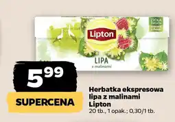 Netto Herbatka ekspresowa lipa z malinami Lipton oferta