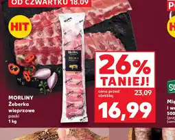 Kaufland Zeberka wieprzowe paski Morliny oferta