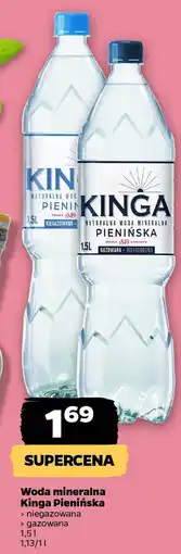 Netto Woda mineralna Kinga Pienińska oferta