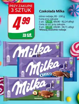 Dino Czekolada Milka różne rodzaje oferta