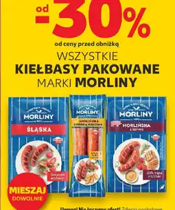 Kaufland Kiełbasy pakowane marki Morliny oferta
