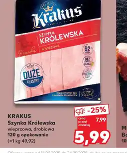 Kaufland Szynka Królewska Krakus oferta