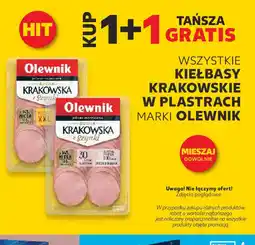 Kaufland Kiełbasa Krakowska z szynki Olewnik oferta