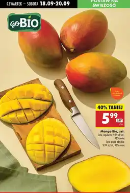 Biedronka Mango Bio goBio oferta