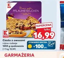 Kaufland Ciasto z owocami oferta