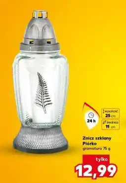 Kaufland Znicz szklany Piórko oferta