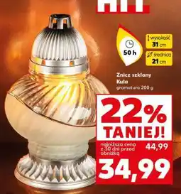 Kaufland Znicz szklany Kula oferta
