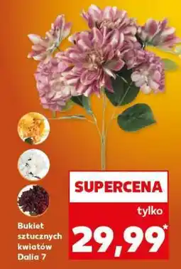 Kaufland Bukiet sztucznych kwiatów Dalia 7 oferta