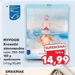 Kaufland Krewetki zimnowodne Myfood oferta