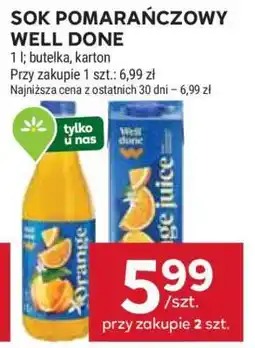 Stokrotka Market Sok pomarańczowy Well Done oferta