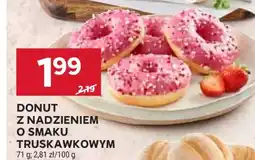 Stokrotka Market DONUT Z NADZIENIEM O SMAKU TRUSKAWKOWYM oferta