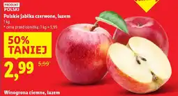 Lidl Polskie jabłka czerwone, luzem oferta