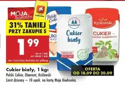 Biedronka Cukier biały 1 kg oferta