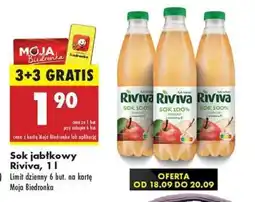 Biedronka Sok jabłkowy Riviva, 1l oferta