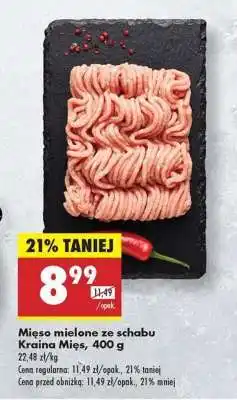 Biedronka Mięso mielone ze schabu Kraina Mięs 400 g oferta