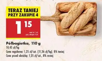 Biedronka Półbagietka 110 g oferta