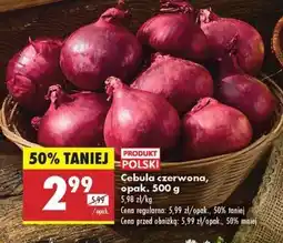 Biedronka Cebula czerwona opak . 500 g oferta