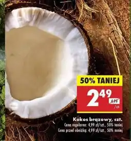 Biedronka Kokos brązowy, szt oferta