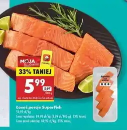 Biedronka Łosoś porcje SuperFish oferta