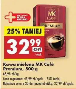 Biedronka Kawa mielona MK Café Premium , 500 g oferta