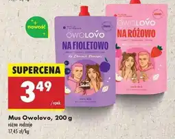 Biedronka Mus Owolovo, 200 g oferta
