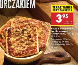 Biedronka Pizza z kurczakiem grillowanymi warzywami , 140 g oferta