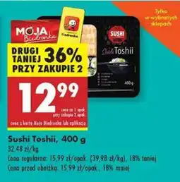 Biedronka Sushi Toshii 400 g oferta