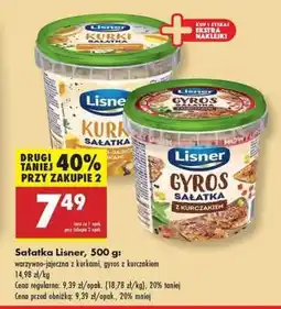 Biedronka Sałatka Lisner, 500 g oferta