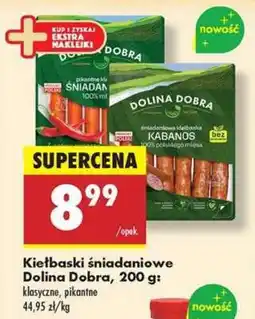 Biedronka Kiełbaski śniadaniowe Dolina Dobra, 200 g oferta