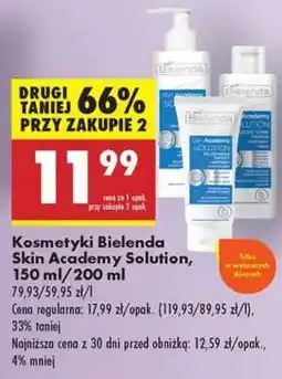 Biedronka Kosmetyki Bielenda Skin Academy Solution, 150 ml/200 ml oferta
