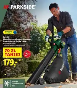 Lidl Parkside - Akumulatorowy odkurzacz, dmuchawa i rozdrabniacz do liści 3 w 1, 40 V oferta