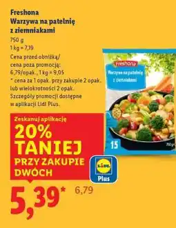 Lidl FRESHONA Warzywa na patelnię z ziemniakami oferta