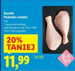 Lidl RZEŹNIK Podudzia z indyka oferta