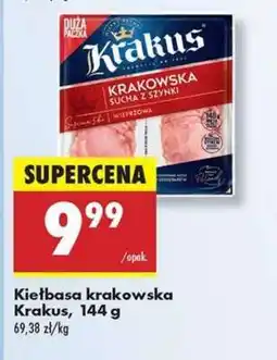 Biedronka Kiełbasa krakowska Krakus 144 g oferta